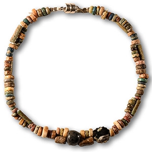 Egyptian Faience Mummy Bead Bracelet
