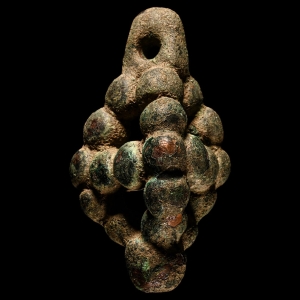 Medieval Bronze Ecclesiastical Cage Pendant