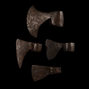 Medieval Iron Axehead Collection