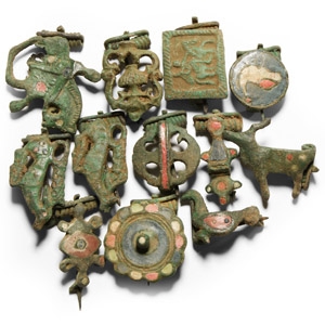 Replica Roman Brooch Group