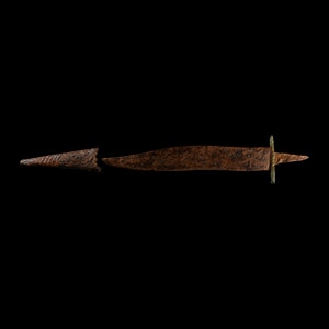 Medieval Iron Knife with Chape