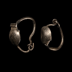 Roman Silver Earring Pair