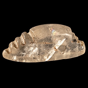 Bactrian Rock Crystal Snail Amulet