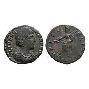 Ancient Roman Imperial Coins - Helena under Grandsons - AE3/4