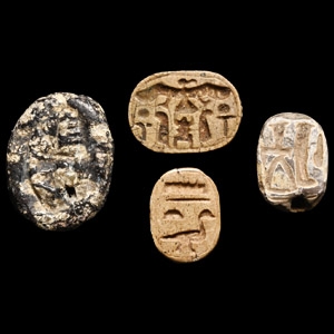 Egyptian Stone Scarab Collection