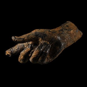 Roman Bronze Statue Right Hand