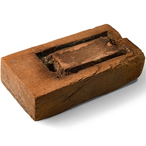 Egyptian Wooden Statue Base