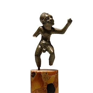Hellenistic Bronze Statuette of an Alexandrian Dancing Dwarf
