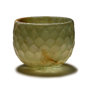 Sassanian Green Cut-Glass Cup