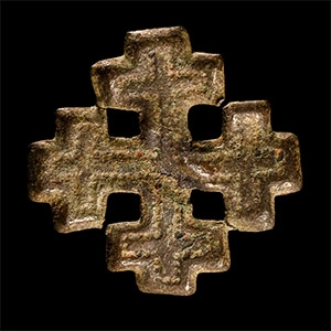 Medieval Bronze Knights of the Holy Sepulchre Badge