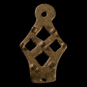 Anglo-Scandinavian Viking Bronze Stirrup Apex Mount