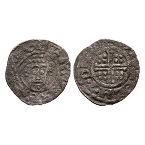 English Medieval Coins - John - London / Willelm T - AR Penny