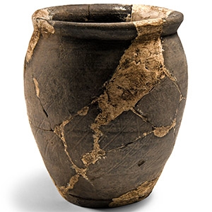 Roman Newark Burnished Greyware Vessel