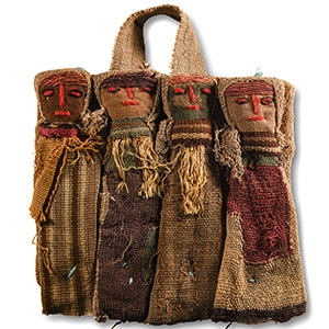 Pre-Columbian Cloth Made into Dolls in Victorian Times