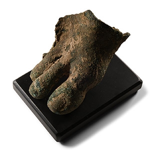 Roman Bronze Lower Part of a Right Foot
