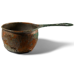 Large Roman Tinned Bronze Patera