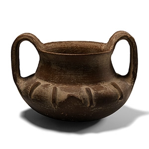 Etruscan Brownware Impasto Vase