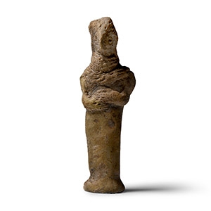 Western Asiatic Terracotta Standing Idol