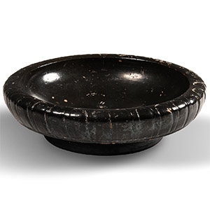 Greek Black-Glazed Plate