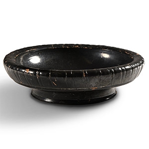 Greek Black-Glazed Plate