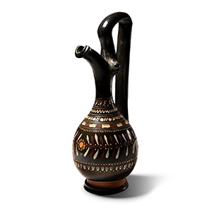 South Italian Gnathian Ware Pottery Oinochoe