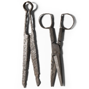 Post Medieval Thames Iron Scissors and Shears Group