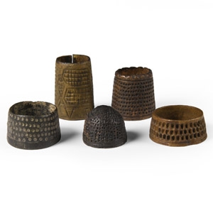 Medieval and Later Thames Thimble Collection