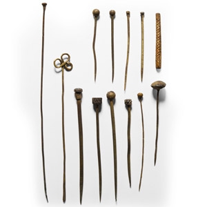 Medieval Thames Bronze Pin Collection
