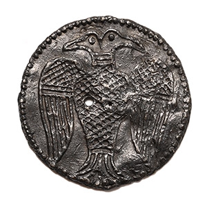 Medieval Thames Pewter Bifacial Wine Tavern Token