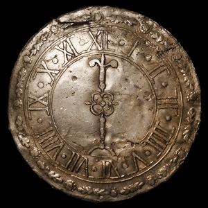 Post Medieval Thames Pewter Toy Watch Face