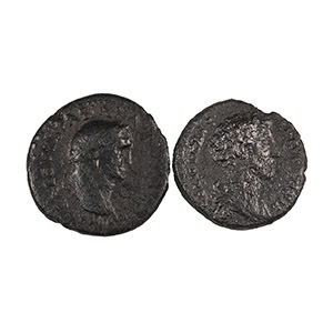 Ancient Roman Imperial Coins - Vespasian and Marcus Aurelius - Ases [2]