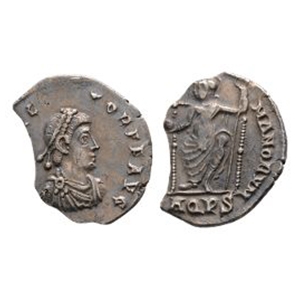 Ancient Roman Imperial Coins - Flavius Victor - Roma AR Siliqua