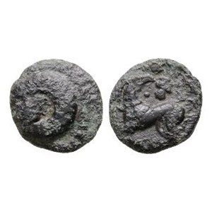 Celtic Iron Age Coins - Catuvellauni - Cunobelin - Ram-Headed Serpent AE Unit
