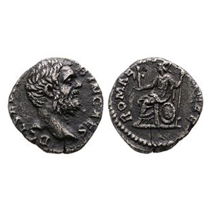 Ancient Roman Imperial Coins - Clodius Albinus - Roma AR Denarius