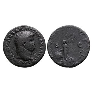 Ancient Roman Imperial Coins - Nero - Victory AE As