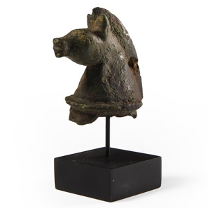 Roman Bronze Horse Head Protome
