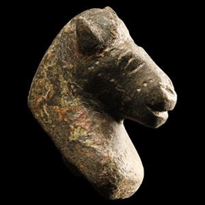 Roman Bronze Horse Head Protome