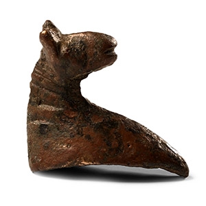 Roman Bronze Horse Head Protome