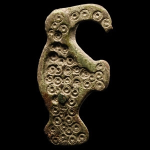 Merovingian Bronze Eagle Brooch