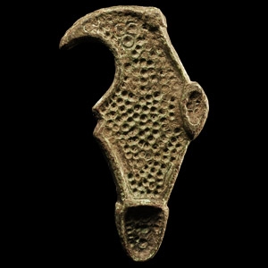 Merovingian Bronze Eagle Brooch