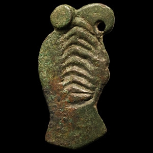 Merovingian Bronze Eagle Brooch