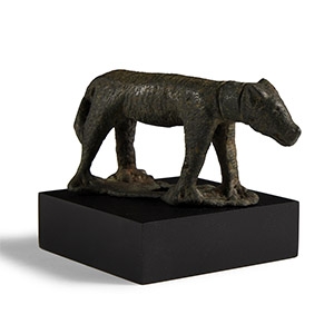 Roman Bronze Hunting Dog
