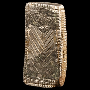 Roman Silver Ingot with Palm Branch