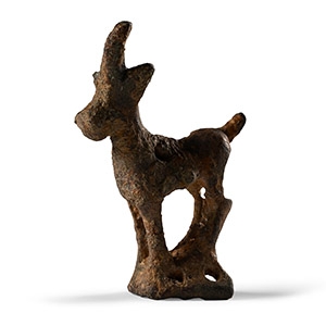 Roman Iron Standing Antelope Statuette