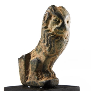 Roman Bronze Seated Lion Statuette