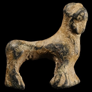 Roman Bronze Standing Lion Statuette
