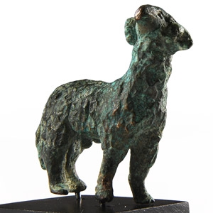 Roman Bronze Ram Statuette