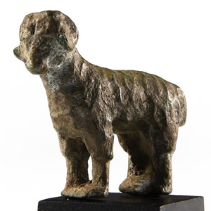 Roman Bronze Ram Statuette