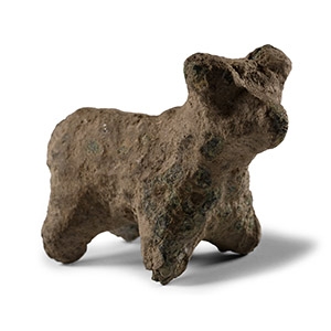 Roman Bronze Standing Bear Statuette