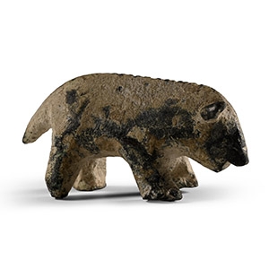 Celtic Bronze Wild Boar Statuette